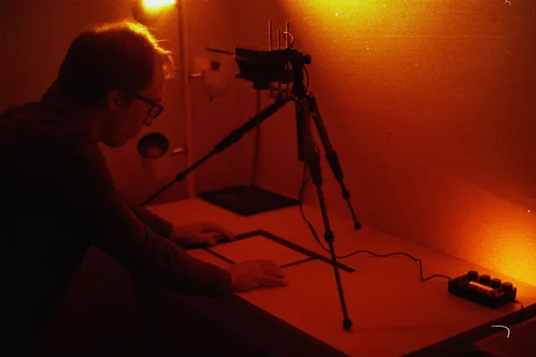 Printing in the Bozeman ArtLab community darkroom